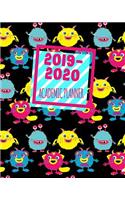 2019-2020 Academic Planner: Daily, Weekly and Monthly Dated Calendar Class Timetable With To Do's & Notes July 2019 - June 2020 V52
