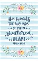 He Heals The Wounds Of Every Shattered Heart Psalm 147