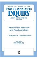 Attachment Research and Psychoanalysis