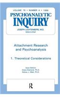 Attachment Research and Psychoanalysis