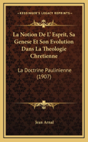 La Notion De L' Esprit, Sa Genese Et Son Evolution Dans La Theologie Chretienne