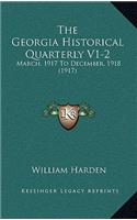 Georgia Historical Quarterly V1-2