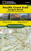 Pacific Crest Trail: Oregon North Map [Cascade Locks to Willamette Pass]