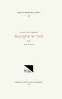 CSM 29 Petrus de Cruce Ambianensi (13th C.), Tractatus de Tonis, Edited by Denis Harbinson, Volume 29