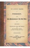 Von Savigny's Treatise on Possession