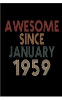 Awesome Since January 1959