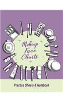 Makeup Drawing Face Charts Book