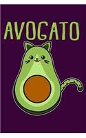 Avogato: Funny Cats Lined Notebook. Perfect Gift for Pet Owners and Lovers of Kittens.