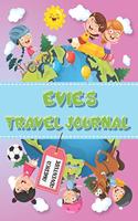 Evie's Travel Journal: Personalised Awesome Activities Book for USA Adventures