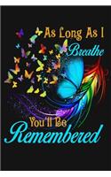 As Long As I Breathe, You'll Br Remembered: What I Love About You Fill In The Blank Book, Emotional Valentines Day Gift For Her, Love You Gifts For Him