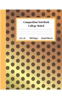 Composition Notebook College Ruled Lined Sheets