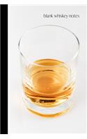 blank whiskey notes: small lined Whiskey Notebook / Travel Journal to write in (6'' x 9'') 120 pages