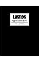 Lashes Appointment Book