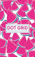 Dot Grid Notebook - Journal- Libreta - Cahier - Taccuino - Notizbuch: 110 Dotted Pages of Bullets for Journaling, Note Taking or to Create Your Own Planner, Organizer or Diary: Watermelon Pattern 010-6
