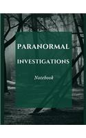 Paranormal Investigations Notebook