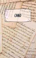 Chad: Ruled Travel Diary Notebook or Journey Journal - Lined Trip Pocketbook for Men and Women with Lines
