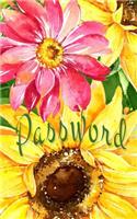 Sunflower Password Book: Premium Password Logbook - Online Organizer - Protect Sensitive Information