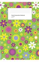 Floral Composition Notebook
