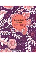 Seven Year Planner 2019 - 2025 Fais: 2019-2025 Monthly Schedule Organizer - Agenda Planner for the next SEVEN YEARS/84 months calendar - 8.5 x 11 inches(7 Year Diary/7 Year Calendar/Logbook)
