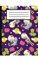 Composition Notebook: Zombie Kids Notebook