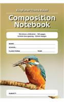 Kingfisher Theme Ruled Composition Notebook