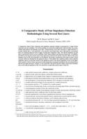 A Comparative Study of Four Impedance Eduction Methodologies Using Several Test Liners