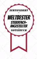 Notizbuch - Zertifiziert - Weltbester - Steuerfachangestellter