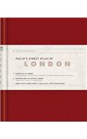Philip's Street Atlas of London: De Luxe Edition Red(Philip's Street Atlas)