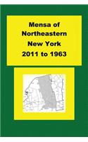 Mensa of Northeastern New York 2011 to 1963: A Documentary of the First 48 Years