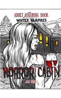 Adult Coloring Book Horror Cabin