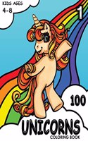 100 Unicorns #1 Coloring Book