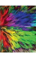 Multicolor Abstract Notebook