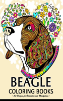 Beagle Coloring Book: Cute Puppy and Dog coloring books for adults