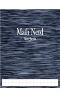 Math Nerd Notebook: 1/2" Graph Paper Ruled