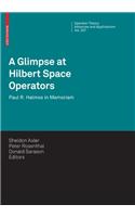 A Glimpse at Hilbert Space Operators