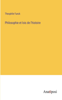 Philosophie et lois de l'histoire