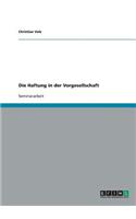 Haftung in der Vorgesellschaft