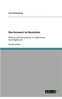 Kurzwort Im Deutschen