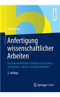 Anfertigung Wissenschaftlicher Arbeiten