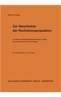 Zur Geschichte Der Nachstrompropulsion