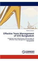 Effective Team Management of Gtz Bangladesh