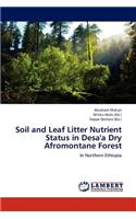 Soil and Leaf Litter Nutrient Status in Desa'a Dry Afromontane Forest