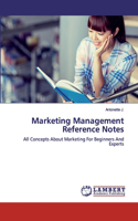 Marketing Management Reference Notes