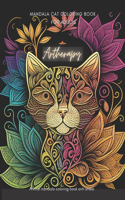 Artherapy, Mandala cat coloring book for adults