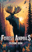 Forest Animals Coloring Book