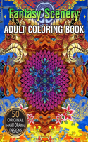 Fantasy Scenery Adult coloring book