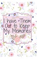I have them out to keep my memorie