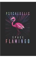 Psychodelic Space Flamingo Psychonaut
