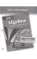 Algebra Study Guide Workbook: Concepts and Applications