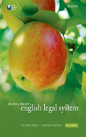 Walker & Walker's English Legal System